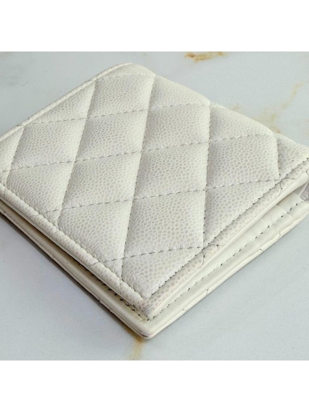 Chanel Quilted Caviar Leather Bifold Wallet - Picture 9 of 16